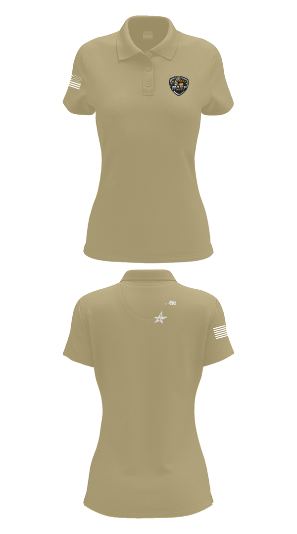 Womens Short Sleeve Performance Polo, USS WASP, , Teamtime, Team time, sublimation, custom sports apparel, team uniforms, spirit wear, spiritwear, sports uniforms, custom shirts, team store, custom team store, fundraiser sports, apparel fundraiser