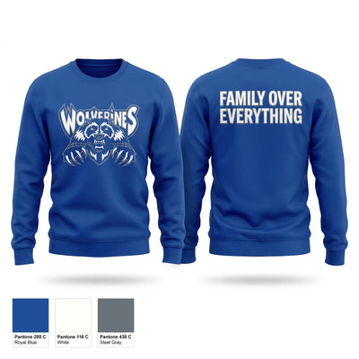 Dunbar Wolverines Crew Neck Sweatshirt - 2