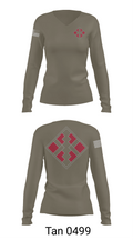 450th EN CO 83257262 Women's Long Sleeve V-neck Shirt - 11