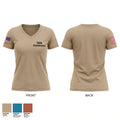 56th Maintenance Women's Short Sleeve V-neck Shirt - 1