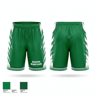 Geneseo Maple Leafs Mens Basketball Shorts - 1