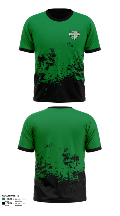 Crowley Independent Soccer Association 83177147 Short Sleeve Performance Shirt - 1