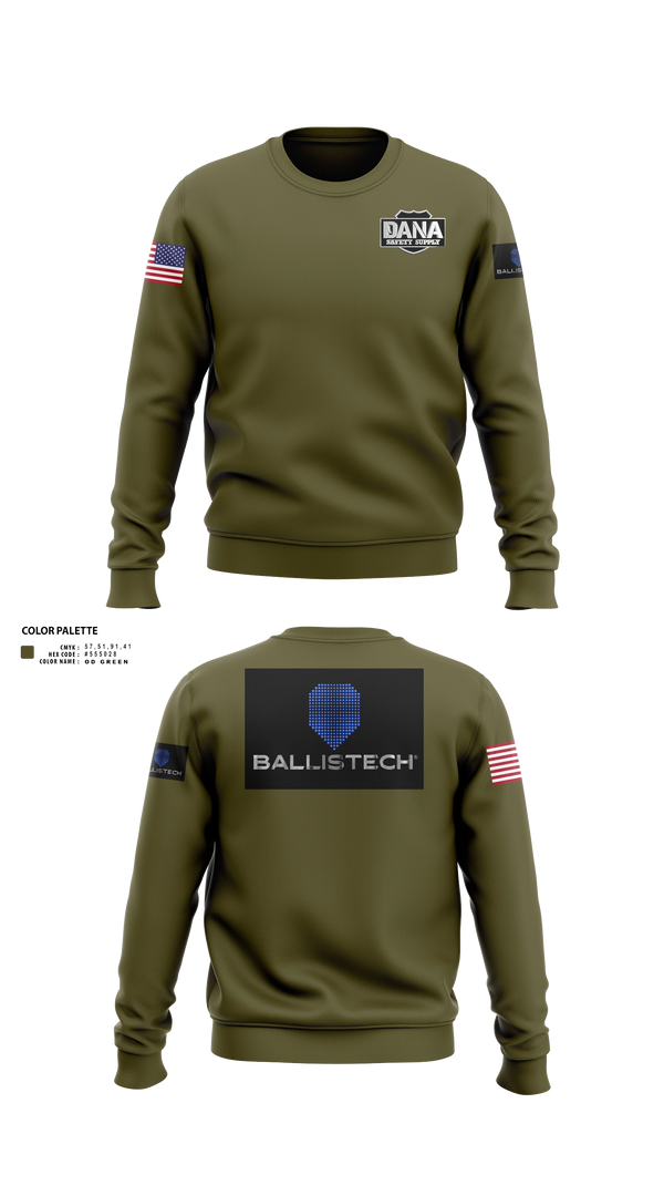 Crew Neck Sweatshirt, Alabama SalesDana Safety Supply, Police, Teamtime, Team time, sublimation, custom sports apparel, team uniforms, spirit wear, spiritwear, sports uniforms, custom shirts, team store, custom team store, fundraiser sports, apparel fundraiser