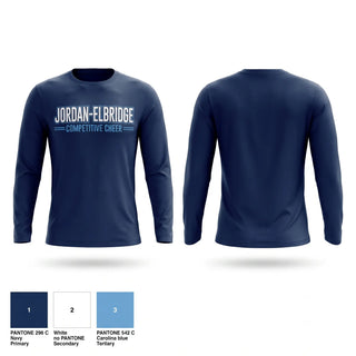 Long Sleeve Performance Shirt, Jordan-Elbridge varsity, Cheer, Teamtime, Team time, sublimation, custom sports apparel, team uniforms, spirit wear, spiritwear, sports uniforms, custom shirts, team store, custom team store, fundraiser sports, apparel fundraiser
