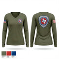 Richardson Police Cadets 21630979 Women's Long Sleeve V-neck Shirt - 1