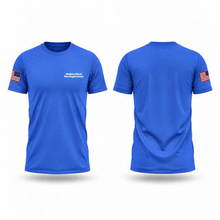 Old School Cotton Feel Shirt, Wallace Rural Fire Department, Fire Department, Teamtime, Team time, sublimation, custom sports apparel, team uniforms, spirit wear, spiritwear, sports uniforms, custom shirts, team store, custom team store, fundraiser sports, apparel fundraiser