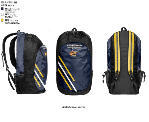 Gear Bag, WILD WILD WESR, , Teamtime, Team time, sublimation, custom sports apparel, team uniforms, spirit wear, spiritwear, sports uniforms, custom shirts, team store, custom team store, fundraiser sports, apparel fundraiser