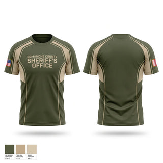 Short Sleeve Performance Shirt, Comanche County Sheriffs Office, Police, Teamtime, Team time, sublimation, custom sports apparel, team uniforms, spirit wear, spiritwear, sports uniforms, custom shirts, team store, custom team store, fundraiser sports, apparel fundraiser