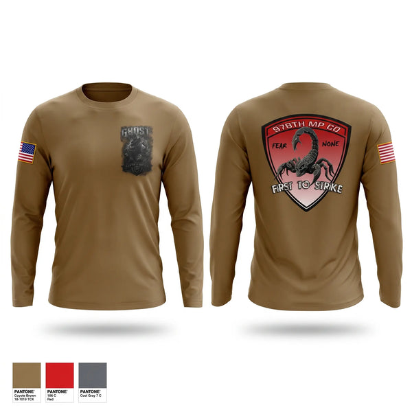 Long Sleeve Performance Shirt, 2nd Platoon 978th MP Co, Army, Teamtime, Team time, sublimation, custom sports apparel, team uniforms, spirit wear, spiritwear, sports uniforms, custom shirts, team store, custom team store, fundraiser sports, apparel fundraiser