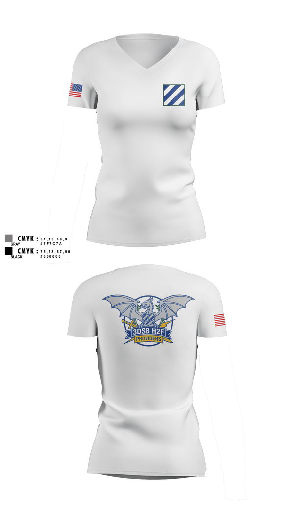 Womens Short Sleeve Vneck Shirt, 3DSB H2F, Army, Teamtime, Team time, sublimation, custom sports apparel, team uniforms, spirit wear, spiritwear, sports uniforms, custom shirts, team store, custom team store, fundraiser sports, apparel fundraiser
