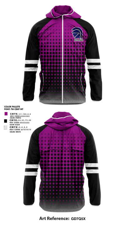 Riverside High School 91210653 Windbreaker - 1