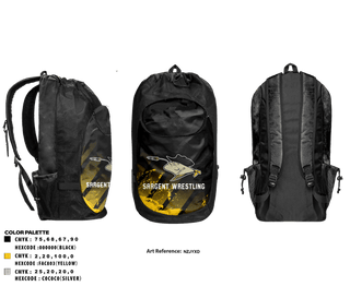 Gear Bag, Sargent Farmers, Wrestling, Teamtime, Team time, sublimation, custom sports apparel, team uniforms, spirit wear, spiritwear, sports uniforms, custom shirts, team store, custom team store, fundraiser sports, apparel fundraiser