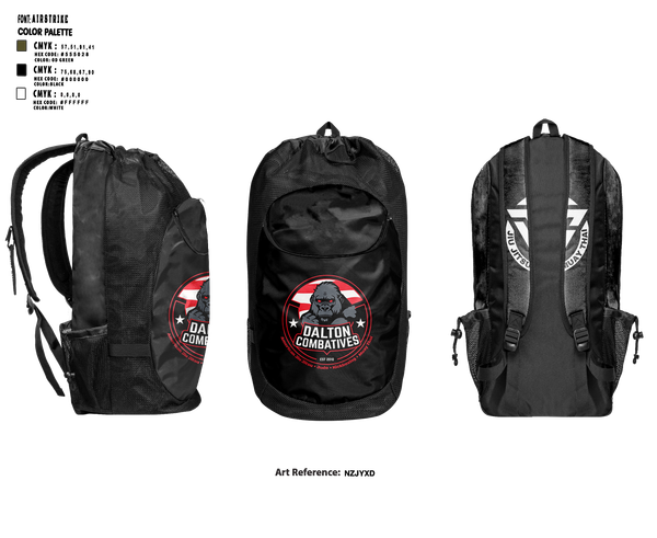 Gear Bag, DALTON COMBATIVES, , Teamtime, Team time, sublimation, custom sports apparel, team uniforms, spirit wear, spiritwear, sports uniforms, custom shirts, team store, custom team store, fundraiser sports, apparel fundraiser