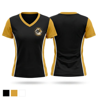 Womens Short Sleeve Vneck Shirt, GOAL DIGGERS, Ice Hockey, Teamtime, Team time, sublimation, custom sports apparel, team uniforms, spirit wear, spiritwear, sports uniforms, custom shirts, team store, custom team store, fundraiser sports, apparel fundraiser