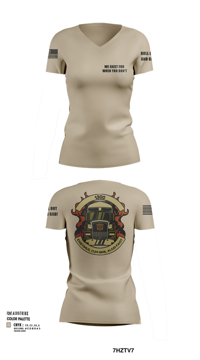 NCCM 21796707 Women's Short Sleeve V-neck Shirt - 103
