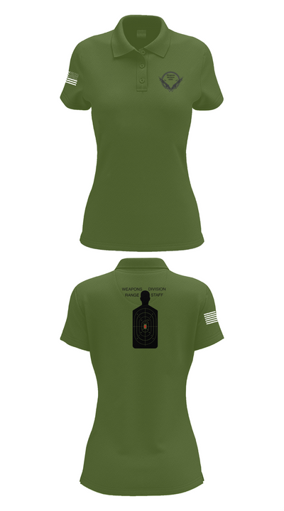 WEAPONS DIVISION 86897128 Women's Short Sleeve Performance Polo  - 52