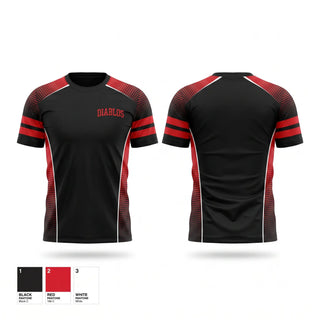 Short Sleeve Performance Shirt, Diablos, Baseball, Teamtime, Team time, sublimation, custom sports apparel, team uniforms, spirit wear, spiritwear, sports uniforms, custom shirts, team store, custom team store, fundraiser sports, apparel fundraiser