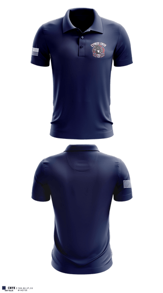 Short Sleeve Performance Polo, Cy Creek Fire 23, Fire Department, Teamtime, Team time, sublimation, custom sports apparel, team uniforms, spirit wear, spiritwear, sports uniforms, custom shirts, team store, custom team store, fundraiser sports, apparel fundraiser