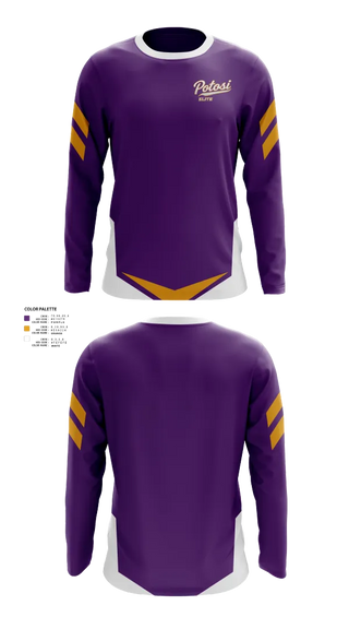 Long Sleeve Performance Shirt, Potosi Elite, Softball, Teamtime, Team time, sublimation, custom sports apparel, team uniforms, spirit wear, spiritwear, sports uniforms, custom shirts, team store, custom team store, fundraiser sports, apparel fundraiser