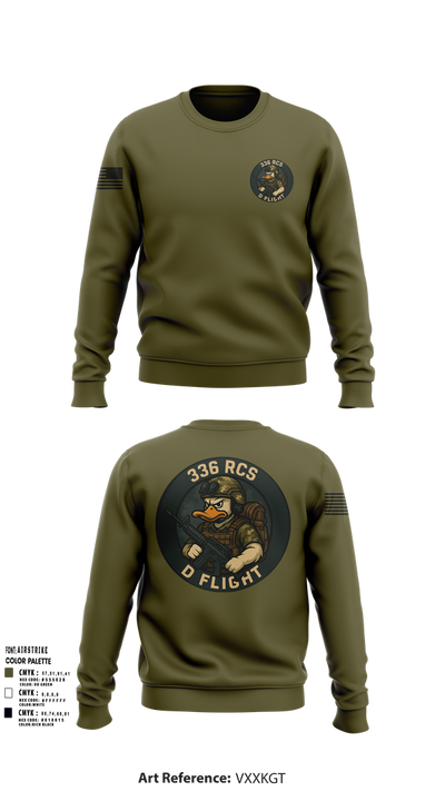 336 RCS D Flight 26202235 Crew Neck Sweatshirt - 103