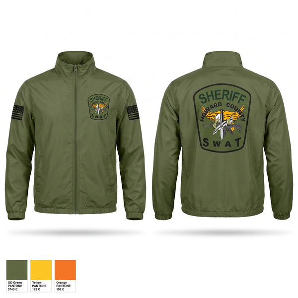 Windbreaker, Howard County Swat, Police, Teamtime, Team time, sublimation, custom sports apparel, team uniforms, spirit wear, spiritwear, sports uniforms, custom shirts, team store, custom team store, fundraiser sports, apparel fundraiser