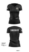 Wayne County Sheriff’s Department 73359444 Women's Short Sleeve V-neck Shirt - 3
