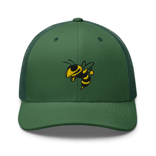Wynne Yellowjackets 3239649 Retro Trucker Hat | Yupoong 6606