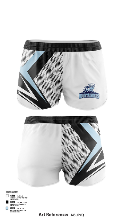 West Orange Mountaineers Basketball 93862172 Women's Shorts - 41