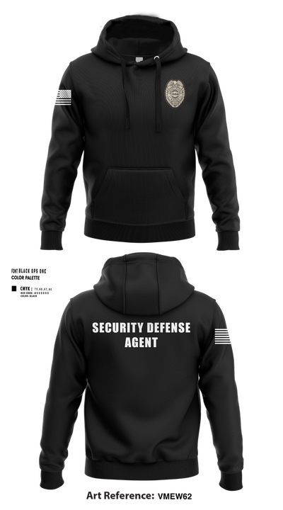 IMMUNE Security Defense Agency 11960591 Hoodie - 42