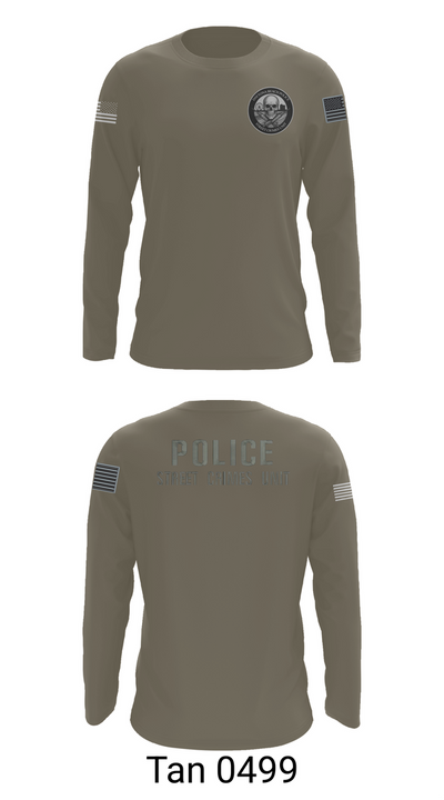 STREET CRIMES 66596550 Long Sleeve Performance Shirt 63