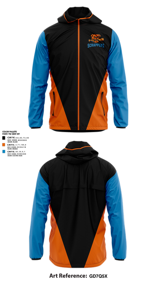 Windbreaker, Scrappers, Baseball, Teamtime, Team time, sublimation, custom sports apparel, team uniforms, spirit wear, spiritwear, sports uniforms, custom shirts, team store, custom team store, fundraiser sports, apparel fundraiser