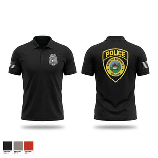 Short Sleeve Performance Polo, Broadway Police, Police, Teamtime, Team time, sublimation, custom sports apparel, team uniforms, spirit wear, spiritwear, sports uniforms, custom shirts, team store, custom team store, fundraiser sports, apparel fundraiser