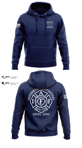 Hoodie, Greenwich Fire Local 1042, Fire Department, Teamtime, Team time, sublimation, custom sports apparel, team uniforms, spirit wear, spiritwear, sports uniforms, custom shirts, team store, custom team store, fundraiser sports, apparel fundraiser