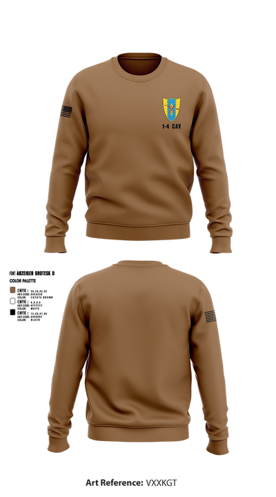 1-4 Cav 62172182 Crew Neck Sweatshirt - 3