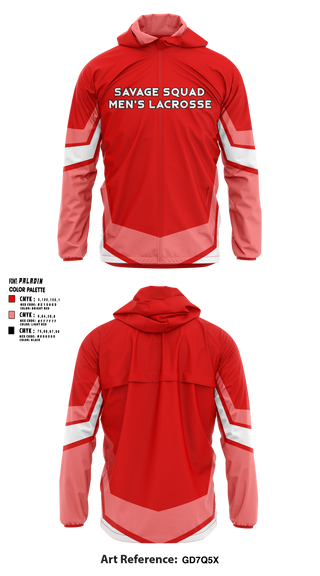 Windbreaker, Savage SquadGreen beret, Men's Lacrosse, Teamtime, Team time, sublimation, custom sports apparel, team uniforms, spirit wear, spiritwear, sports uniforms, custom shirts, team store, custom team store, fundraiser sports, apparel fundraiser