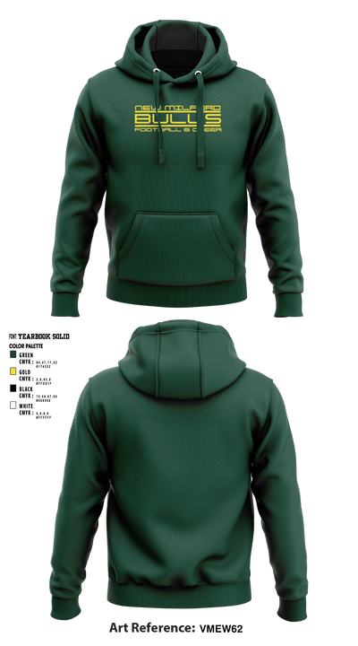 New Milford Bulls Football And Cheerleading 19489077 Hoodie - 14