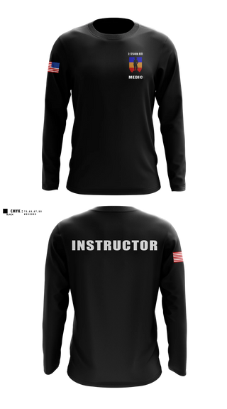 Long Sleeve Performance Shirt, 2/254 RTI, Army, Teamtime, Team time, sublimation, custom sports apparel, team uniforms, spirit wear, spiritwear, sports uniforms, custom shirts, team store, custom team store, fundraiser sports, apparel fundraiser
