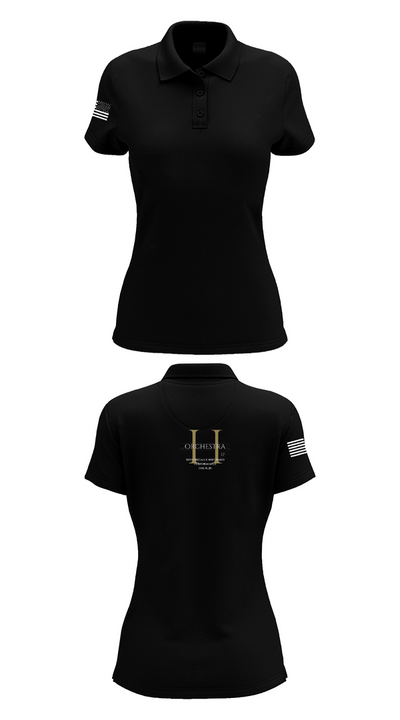 HIP Orchestra Japan 16532690 Women's Short Sleeve Performance Polo  - 36