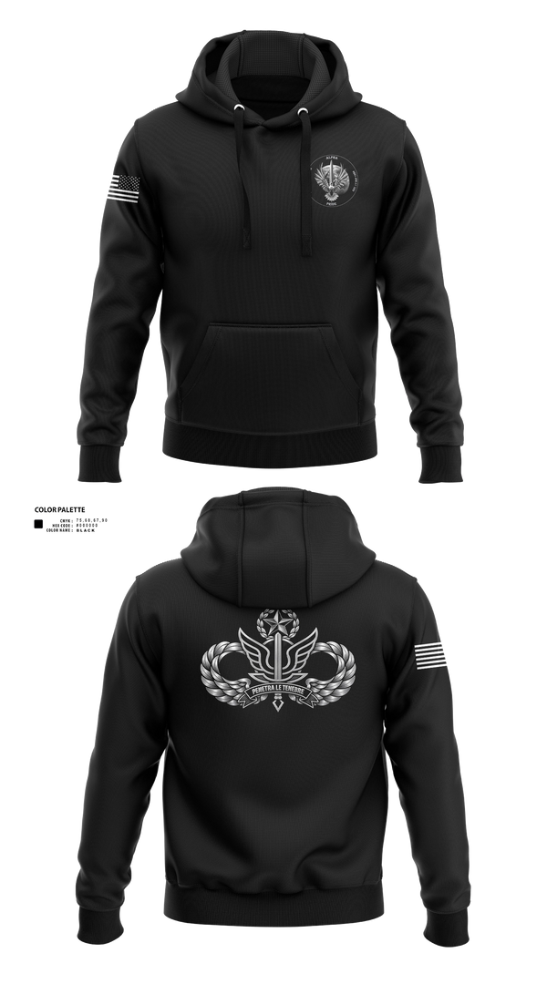 Hoodie, 112th SIG BN (SO)(A), Army, Teamtime, Team time, sublimation, custom sports apparel, team uniforms, spirit wear, spiritwear, sports uniforms, custom shirts, team store, custom team store, fundraiser sports, apparel fundraiser