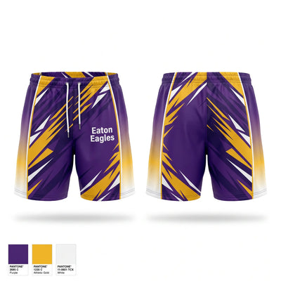 Eaton Eagles 20388603 Athletic Shorts With Pockets - 1
