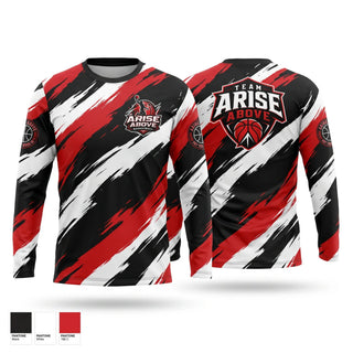 Long Sleeve Performance Shirt, Arise Above, Men's Basketball, Teamtime, Team time, sublimation, custom sports apparel, team uniforms, spirit wear, spiritwear, sports uniforms, custom shirts, team store, custom team store, fundraiser sports, apparel fundraiser