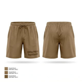 Athletic Shorts With Pockets, Vinton Police Department, Police, Teamtime, Team time, sublimation, custom sports apparel, team uniforms, spirit wear, spiritwear, sports uniforms, custom shirts, team store, custom team store, fundraiser sports, apparel fundraiser