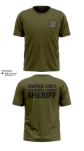 Oklahoma County Sniper Team Old School Cotton Feel Shirt - 15