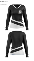 CIGAR GOLFCIGAR GOLF 5733553 Women's Long Sleeve V-neck Shirt - 1