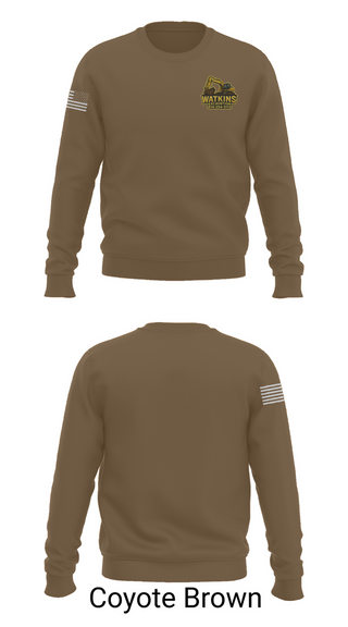 Crew Neck Sweatshirt, 252 EngineersWatkins Excavation, , Teamtime, Team time, sublimation, custom sports apparel, team uniforms, spirit wear, spiritwear, sports uniforms, custom shirts, team store, custom team store, fundraiser sports, apparel fundraiser