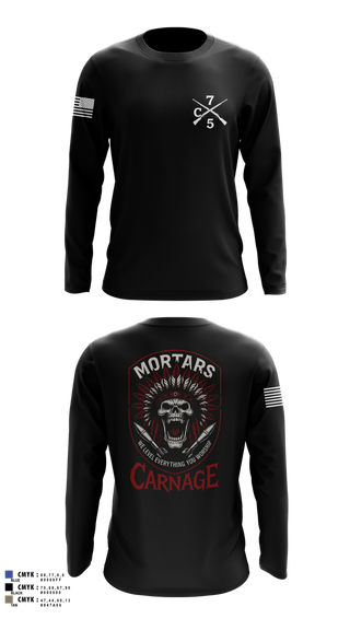 Long Sleeve Performance Shirt, Carnage, , Teamtime, Team time, sublimation, custom sports apparel, team uniforms, spirit wear, spiritwear, sports uniforms, custom shirts, team store, custom team store, fundraiser sports, apparel fundraiser