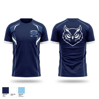 Soft Poly Tee Cotton Like Feel, Night Owls, Ice Hockey, Teamtime, Team time, sublimation, custom sports apparel, team uniforms, spirit wear, spiritwear, sports uniforms, custom shirts, team store, custom team store, fundraiser sports, apparel fundraiser