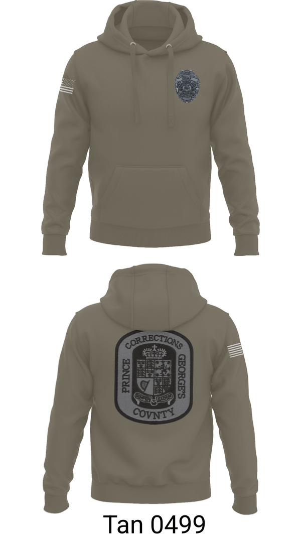 Hoodie, Department of Corrections, Police, Teamtime, Team time, sublimation, custom sports apparel, team uniforms, spirit wear, spiritwear, sports uniforms, custom shirts, team store, custom team store, fundraiser sports, apparel fundraiser