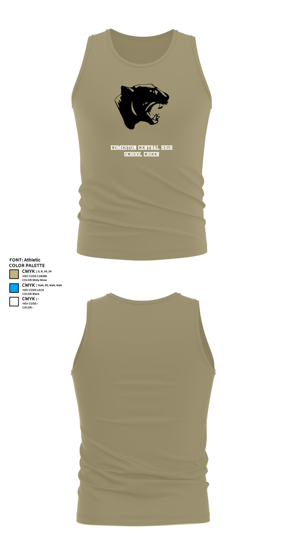 Tank Top, Edmeston Central High School Cheer, Cheer, Teamtime, Team time, sublimation, custom sports apparel, team uniforms, spirit wear, spiritwear, sports uniforms, custom shirts, team store, custom team store, fundraiser sports, apparel fundraiser