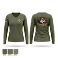 MCBH PMO K9 Women's Long Sleeve V-neck Shirt - 1